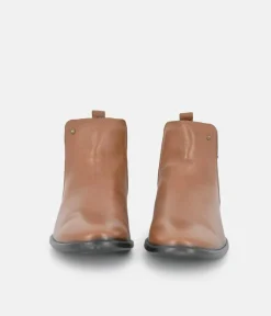 Cinderella Shoes Brown Soft Cuff Ankle Boots