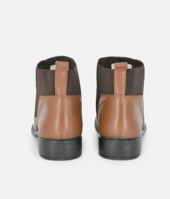 Cinderella Shoes Brown Soft Cuff Ankle Boots