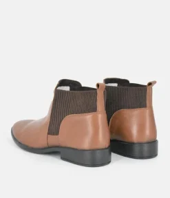Cinderella Shoes Brown Soft Cuff Ankle Boots