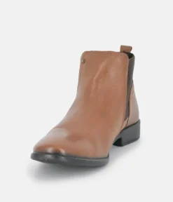 Cinderella Shoes Brown Soft Cuff Ankle Boots