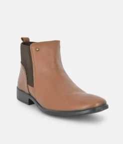 Cinderella Shoes Brown Soft Cuff Ankle Boots