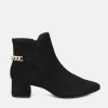 Cinderella Shoes Chic Black Suede Ankle Boots