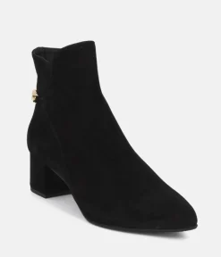 Cinderella Shoes Chic Black Suede Ankle Boots