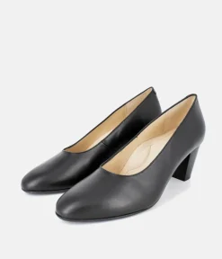 Cinderella Shoes Classic Black High Heel Court Shoes