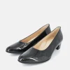 Cinderella Shoes Classic Soft Black Patent Court Shoes