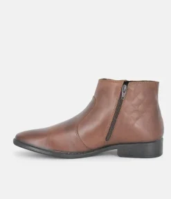 Cinderella Shoes Classic Brown Ankle Bootie