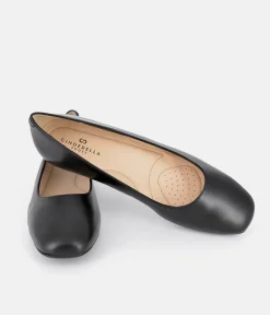 Cinderella Shoes Classic Black Low Heel Shoes