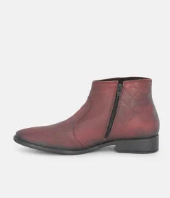 Cinderella Shoes Classic Burgundy Ankle Bootie