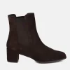 Cinderella Shoes Dark Brown Chelsea Style Ankle Boots