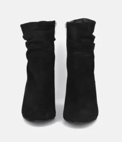 Cinderella Shoes Deluxe Black Suede Ankle Boots