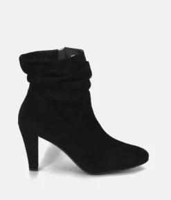 Cinderella Shoes Deluxe Black Suede Ankle Boots