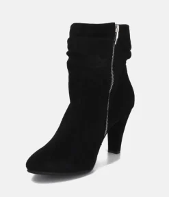 Cinderella Shoes Deluxe Black Suede Ankle Boots