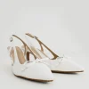 Cinderella Shoes Deluxe White Slingback Heels
