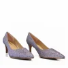 Cinderella Shoes Fabulous Purple Sparkle Heels