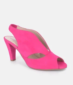 Cinderella Shoes Fabulous Hot Pink Slingback Heels