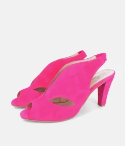 Cinderella Shoes Fabulous Hot Pink Slingback Heels