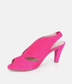 Cinderella Shoes Fabulous Hot Pink Slingback Heels