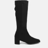 Cinderella Shoes Gorgeous Black Suede Long Boots