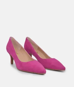 Cinderella Shoes Gorgeous Hot Pink Suede Stiletto Heel