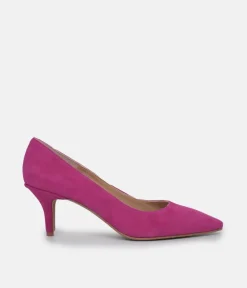 Cinderella Shoes Gorgeous Hot Pink Suede Stiletto Heel