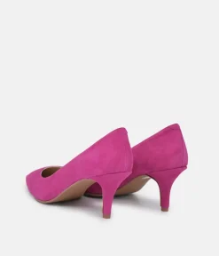Cinderella Shoes Gorgeous Hot Pink Suede Stiletto Heel