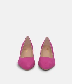 Cinderella Shoes Gorgeous Hot Pink Suede Stiletto Heel