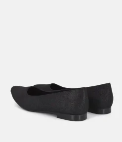 Cinderella Shoes Premium Pointy Black Ballet Flats