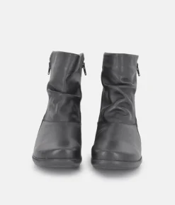 Cinderella Shoes Soft Black Slouch Ankle Boots