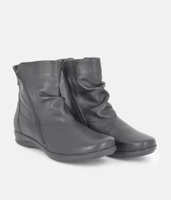 Cinderella Shoes Soft Black Slouch Ankle Boots