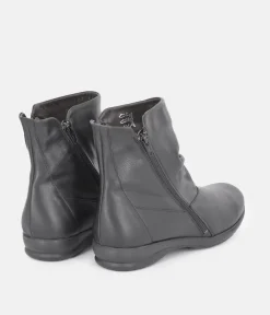 Cinderella Shoes Soft Black Slouch Ankle Boots