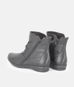 Cinderella Shoes Soft Black Slouch Ankle Boots