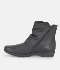 Cinderella Shoes Soft Black Slouch Ankle Boots