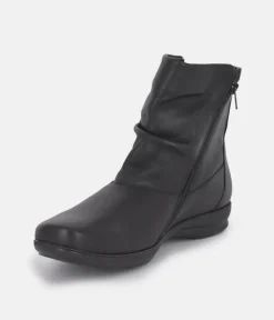 Cinderella Shoes Soft Black Slouch Ankle Boots