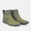 Cinderella Shoes Stylish Green Ankle Bootie