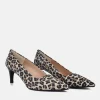 Cinderella Shoes Stylish Leopard Print Suede Heels