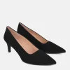 Cinderella Shoes Stylish Black Suede Heels
