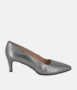 Cinderella Shoes Stylish Metallic Silver Heels
