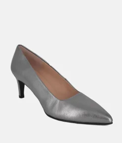 Cinderella Shoes Stylish Metallic Silver Heels