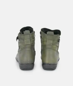 Cinderella Shoes Stylish Green Ankle Bootie