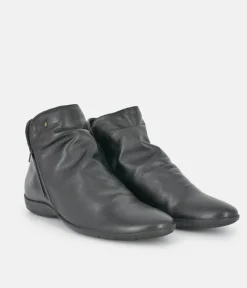 Cinderella Shoes Versatile Black Ankle Bootie