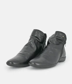 Cinderella Shoes Versatile Black Ankle Bootie