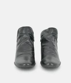 Cinderella Shoes Versatile Black Ankle Bootie