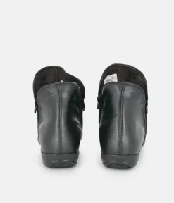 Cinderella Shoes Versatile Black Ankle Bootie