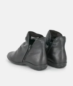 Cinderella Shoes Versatile Black Ankle Bootie
