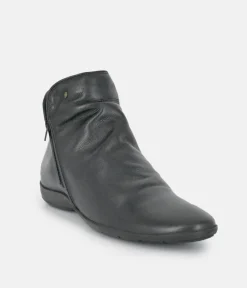 Cinderella Shoes Versatile Black Ankle Bootie