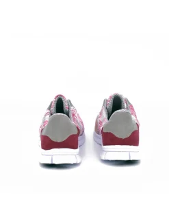 Cinderella Vegan Burgundy Rose Trainers