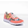 Cinderella Vegan Cute Coral Rose Trainers