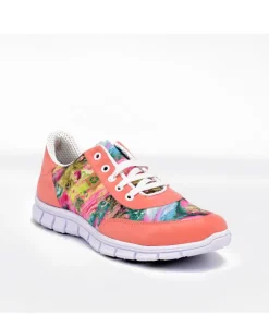 Cinderella Vegan Cute Coral Rose Trainers