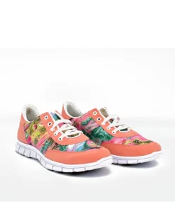 Cinderella Vegan Cute Coral Rose Trainers