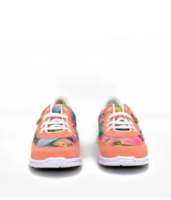 Cinderella Vegan Cute Coral Rose Trainers